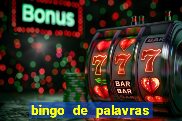 bingo de palavras de natal